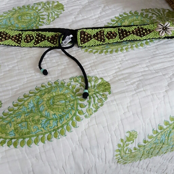 NWT beaded belt