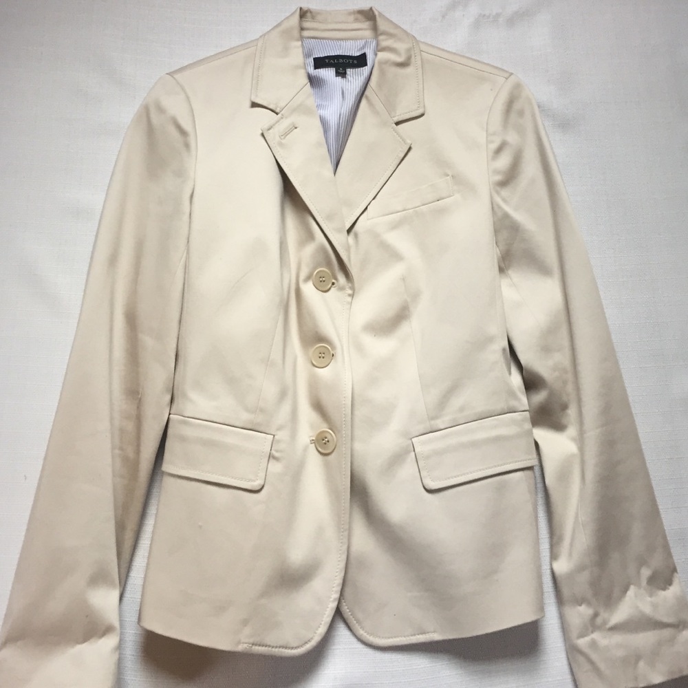Talbot's Cream Blazer