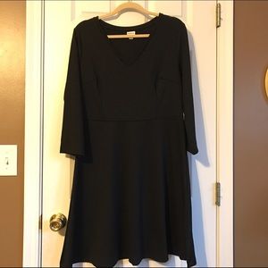 Black A-Line Dress 🌙