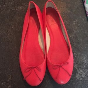 J.Crew red ballet flats