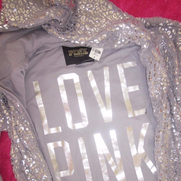 FINAL PRICE! Victoria Secret PINK cheetah hoodie