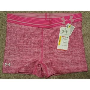 Womens Under Armour Heat Gear Compression Shorts