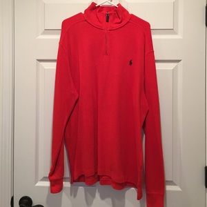 Men's XL Ralph Lauren red pull over sweater
