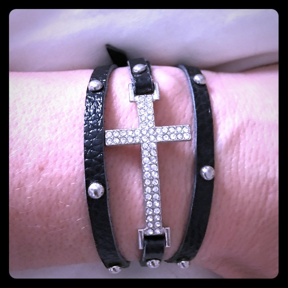 Cross wrap bracelet