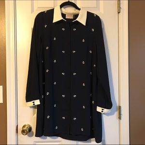 Modcloth Navy Moon Dress 🌙