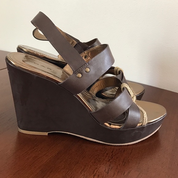 Brown Tahari Sandal Heels
