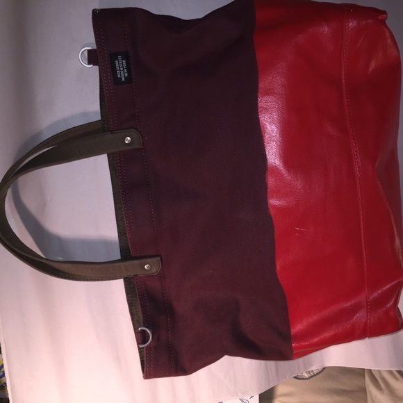 🔥SOLD🔥JACK SPADE waxwear dipped canvas coal tote - Picture 4 of 4