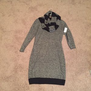 Knit above the knee dress