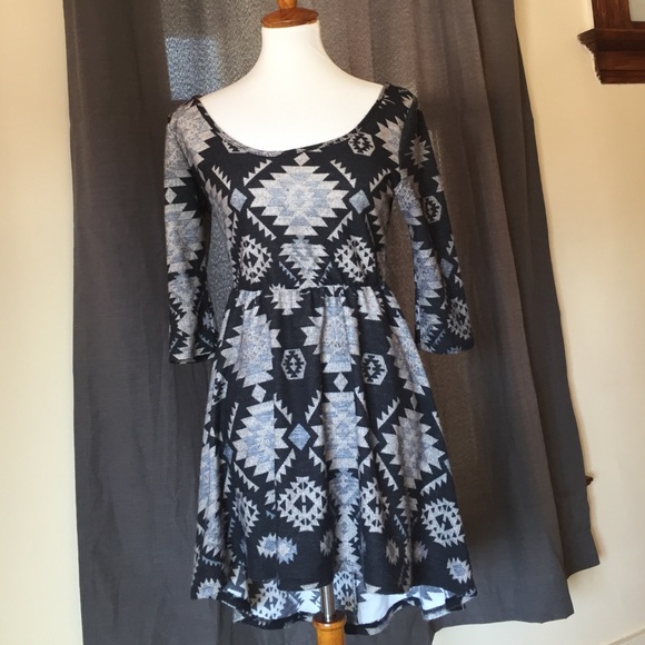 Medium black high to low dress