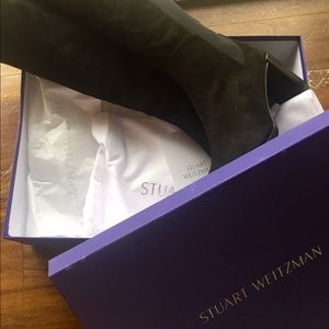 **SOLD** Stuart Weitzman OTK black "soho" boot