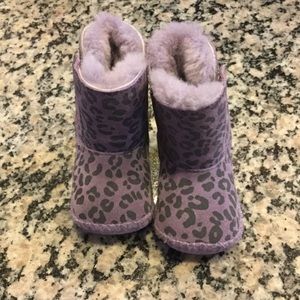 Infant UGGS size 0/1 - Purple Leopard