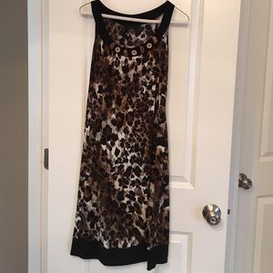 Leopard print dress- S