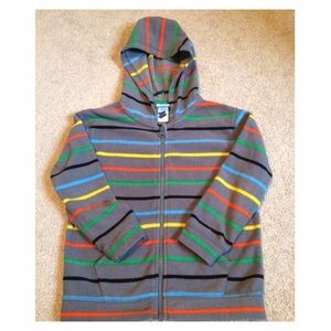 Colorful Zip Up Fleece Hoodie