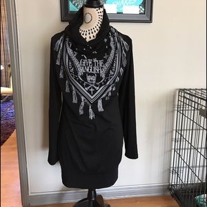 Ghosts of Harlem Long Sleeve Dress