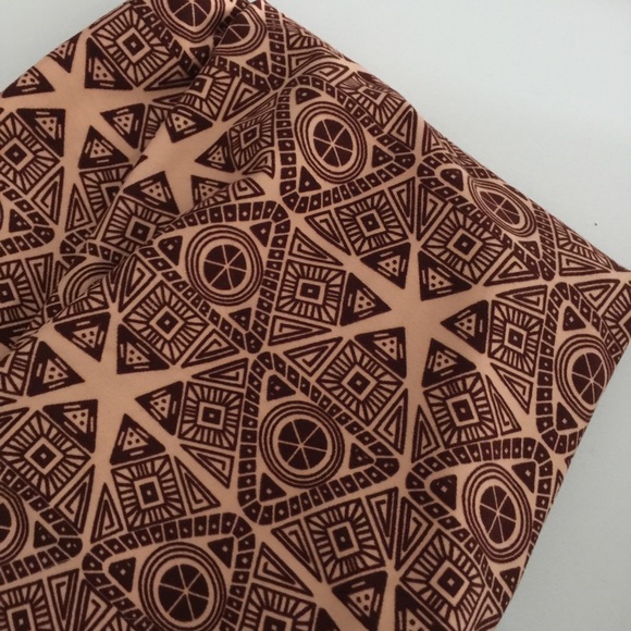 Aztec Rust Leggings - Picture 4 of 4