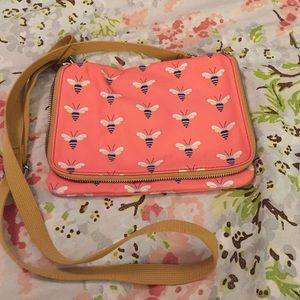 Fossil Bee Pattern Crossbody bag