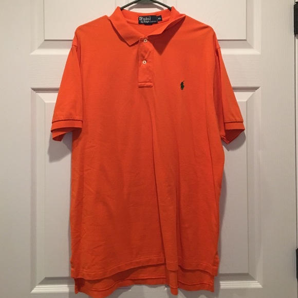 Men's XL Orange Polo by Ralph Lauren