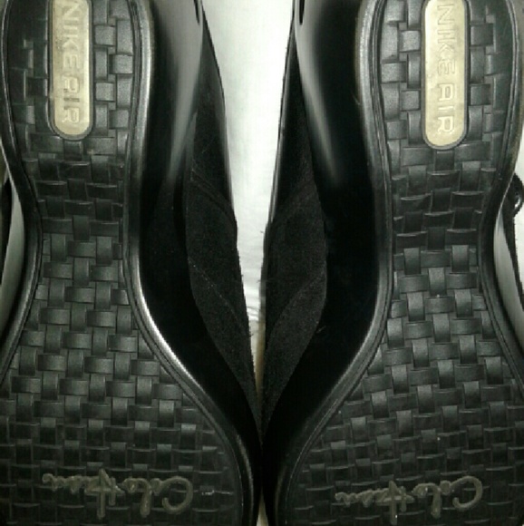 Black Cole Haan Nike Air Slip Ons - Picture 2 of 3