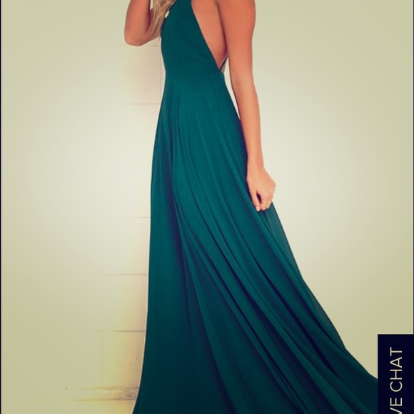 Lulus Dresses & Skirts - Green Maxi dress