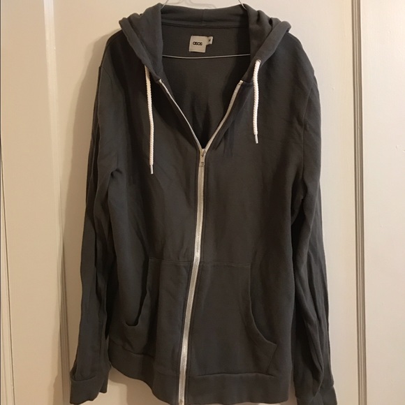 Men's medium ASOS jacket grey and white