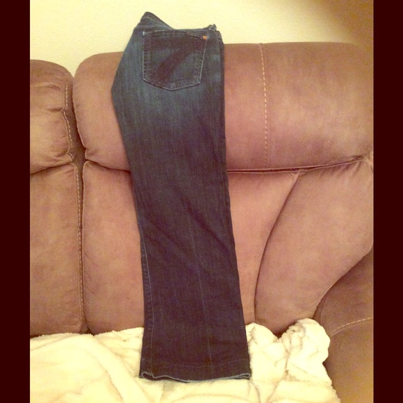 7 for all Mankind Dark Jeans Dojo