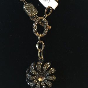 Floral Studded Statement Necklace