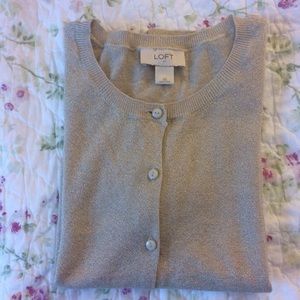 LOFT short sleeve cardigan