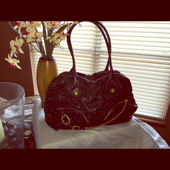 Juicy Couture Black Leather Handbag