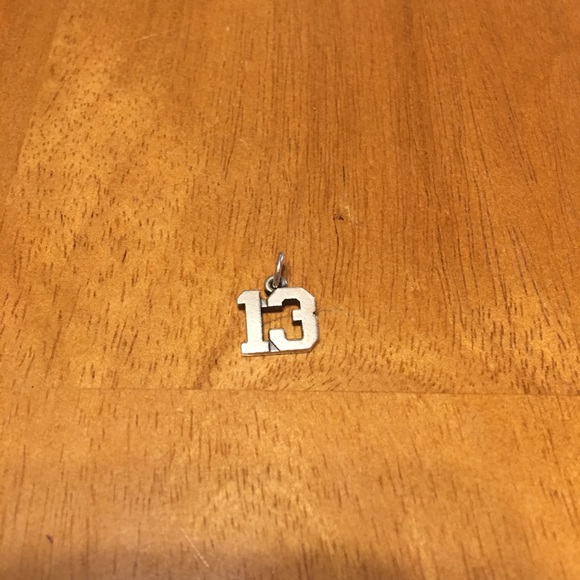 "13" James Avery silver charm