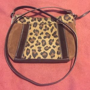 Cute Tignanello Suede Crossbody Exc Cond