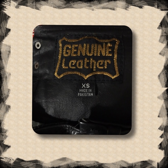 Ladies leather chaps. Genuine leather. XS. - Picture 4 of 4
