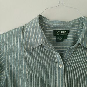 DONATED!Ralph Lauren Western Bib Style Button Down