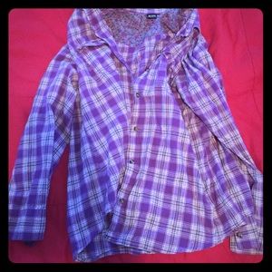 Cute purple button down