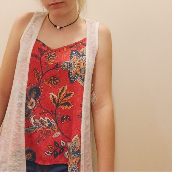 Macy's sleeveless sweater