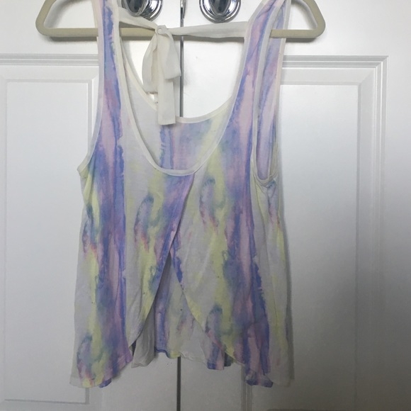 Urban outfitters Open back tank top bow detail