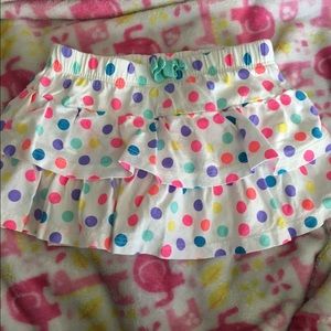 Circo multi color dot skirt