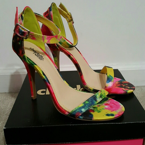 Brand new Multi color heels