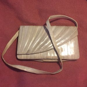 Eelskin Shoulder Bag with Matching Wallet
