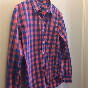 J. Crew slim medium men's button up.