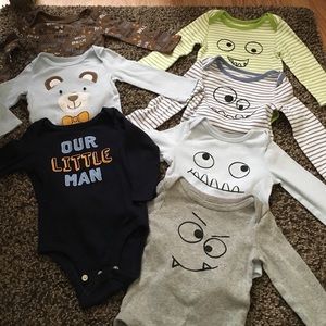 SOLD!Like New! Koala Baby Boy 7 Onesies !
