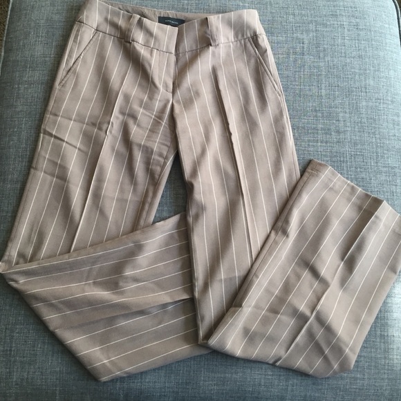 Pinstriped trousers