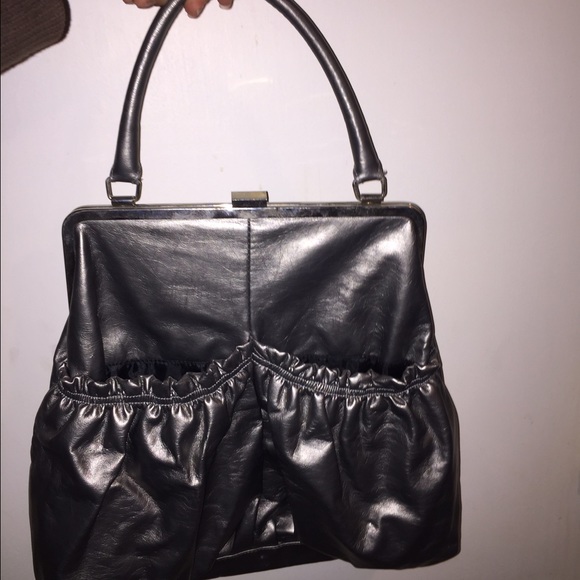 Chic Metallic Gray purse