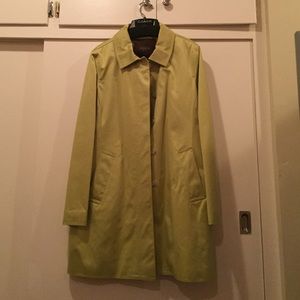 Light green Coach trench coat!