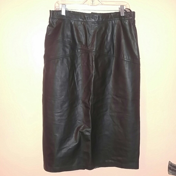 Genuine Leather skirt