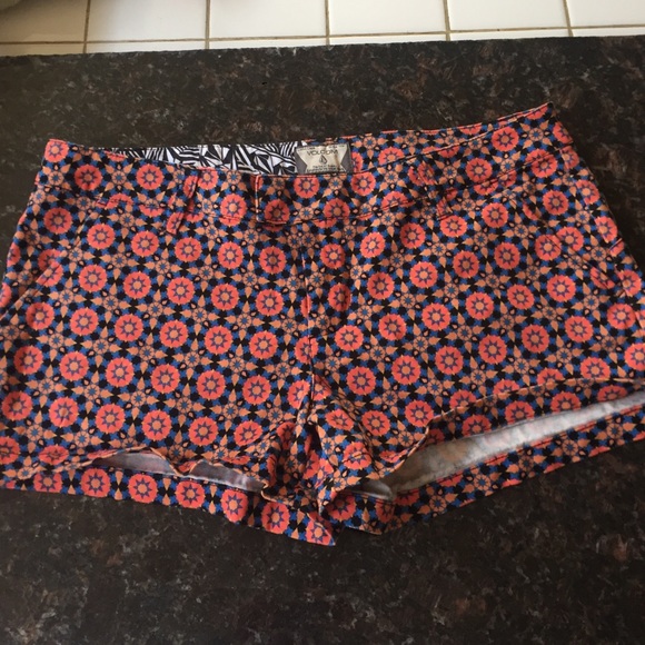 Patterned Volcom shorts