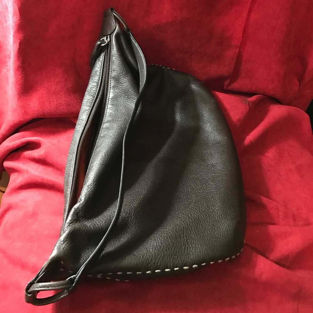Sigrid Olsen All leather hobo (leather hardware)👌 - Picture 3 of 6