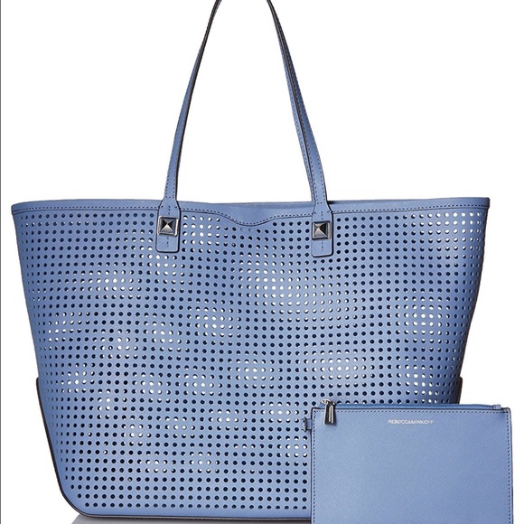 Rebecca Minkoff Perf Everywhere Tote Bag DeepDenim - Picture 1 of 4