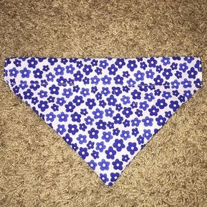 Dog bandana over the collar