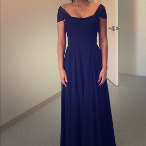 Dark Navy Blue bridesmaid dress. Only worn once!!