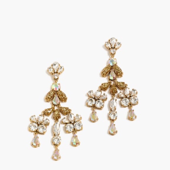 JCrew Gossamer Crystal Earrings